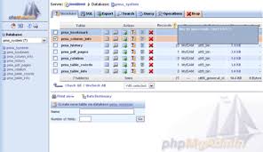 شرح ادارة قواعد بيانات ماي سيكوال و لوحة التحكم phpmyadmin